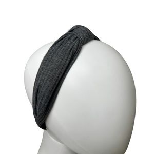 Dark Gray Fabric Knot headband